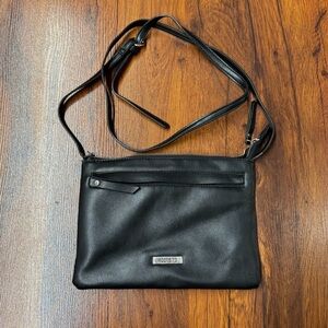 Roots 73 Black Crossbody Bag Adjustable Strap